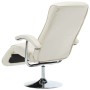 Sillón de TV de cuero sintético color crema en Sillones | Comprar online en Foru.es