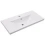 Mueble con lavabo madera de ingeniería blanco brillante de vidaXL, Tocadores de baño - Ref: Foro24-3070835, Precio: 183,63 €,...