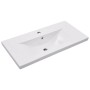 Mueble con lavabo madera de ingeniería blanco brillante de vidaXL, Tocadores de baño - Ref: Foro24-3070835, Precio: 188,26 €,...