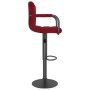 Taburetes de cocina 2 unidades terciopelo rojo vino tinto de , Taburetes de cocina - Ref: Foro24-334665, Precio: 145,74 €, De...