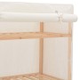 Armario de tela blanco 79x40x170 cm de , Armarios roperos - Ref: Foro24-248190, Precio: 111,03 €, Descuento: %