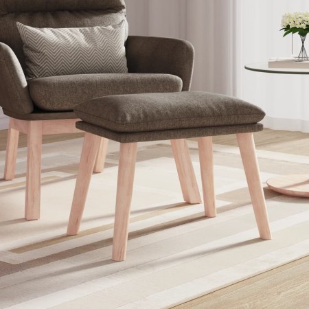 Reposapiés de tela color gris taupe 45x29,5x35 cm de , Otomanas - Ref: Foro24-341433, Precio: 36,69 €, Descuento: %