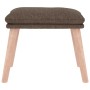 Reposapiés de tela color gris taupe 45x29,5x35 cm de , Otomanas - Ref: Foro24-341433, Precio: 36,69 €, Descuento: %