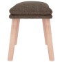 Reposapiés de tela color gris taupe 45x29,5x35 cm de , Otomanas - Ref: Foro24-341433, Precio: 36,69 €, Descuento: %