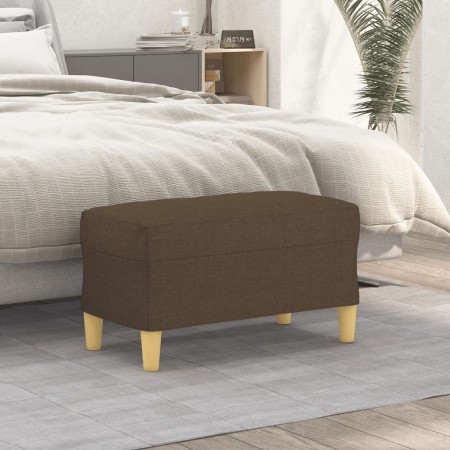 Banco de tela marrón 70x35x41 cm de , Bancos - Ref: Foro24-349370, Precio: 50,47 €, Descuento: %