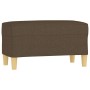 Banco de tela marrón 70x35x41 cm de , Bancos - Ref: Foro24-349370, Precio: 50,47 €, Descuento: %