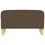Banco de tela marrón 70x35x41 cm de , Bancos - Ref: Foro24-349370, Precio: 50,47 €, Descuento: %