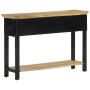 Mesa consola madera maciza de mango rugosa 110x30x75 cm de , Mesas auxiliares - Ref: Foro24-351618, Precio: 226,98 €, Descuen...