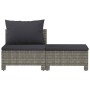 Set de muebles de jardín 2 pzas cojines ratán sintético gris de , Conjuntos de jardín - Ref: Foro24-362690, Precio: 177,52 €,...