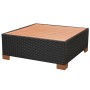Muebles de jardín y cojines 7 piezas ratán sintético negro de , Conjuntos de jardín - Ref: Foro24-42751, Precio: 852,26 €, De...