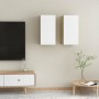 Mueble de TV 2 uds contrachapada blanco y roble 30,5x30x60 cm de , Muebles TV - Ref: Foro24-803337, Precio: 73,54 €, Descuent...