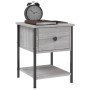 Mesita de noche madera de ingeniería gris Sonoma 34x35,5x45 cm de , Mesitas de noche - Ref: Foro24-825859, Precio: 41,47 €, D...