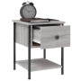Mesita de noche madera de ingeniería gris Sonoma 34x35,5x45 cm de , Mesitas de noche - Ref: Foro24-825859, Precio: 41,47 €, D...