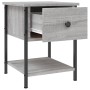 Mesita de noche madera de ingeniería gris Sonoma 34x35,5x45 cm de , Mesitas de noche - Ref: Foro24-825859, Precio: 41,47 €, D...
