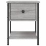 Mesita de noche madera de ingeniería gris Sonoma 34x35,5x45 cm de , Mesitas de noche - Ref: Foro24-825859, Precio: 41,47 €, D...
