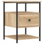 Mesitas noche 2 uds madera ingeniería roble Sonoma 40x42x56 cm de , Mesitas de noche - Ref: Foro24-826026, Precio: 97,45 €, D...