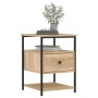 Mesitas noche 2 uds madera ingeniería roble Sonoma 40x42x56 cm de , Mesitas de noche - Ref: Foro24-826026, Precio: 97,45 €, D...