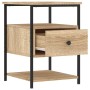 Mesitas noche 2 uds madera ingeniería roble Sonoma 40x42x56 cm de , Mesitas de noche - Ref: Foro24-826026, Precio: 97,45 €, D...