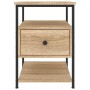 Mesitas noche 2 uds madera ingeniería roble Sonoma 40x42x56 cm de , Mesitas de noche - Ref: Foro24-826026, Precio: 97,45 €, D...