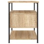 Mesitas noche 2 uds madera ingeniería roble Sonoma 40x42x56 cm de , Mesitas de noche - Ref: Foro24-826026, Precio: 97,45 €, D...