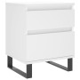 Mesita de noche madera contrachapada blanco 40x35x50 cm de , Mesitas de noche - Ref: Foro24-830684, Precio: 58,20 €, Descuent...