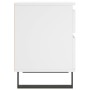 Mesita de noche madera contrachapada blanco 40x35x50 cm de , Mesitas de noche - Ref: Foro24-830684, Precio: 58,20 €, Descuent...