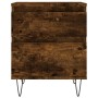 Mesita de noche madera de ingeniería roble ahumado 40x35x50 cm de , Mesitas de noche - Ref: Foro24-830678, Precio: 39,58 €, D...