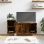 Mueble para TV madera contrachapada roble ahumado 100x35x55 cm de , Muebles TV - Ref: Foro24-831313, Precio: 60,71 €, Descuen...
