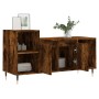 Mueble para TV madera contrachapada roble ahumado 100x35x55 cm de , Muebles TV - Ref: Foro24-831313, Precio: 60,71 €, Descuen...