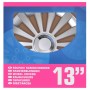 ProPlus Juego de tapacubos 4 unidades Meridian plateado 13" de , Llantas y ruedas para automoción - Ref: Foro24-443199, Preci...