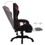 Silla gaming luces LED RGB cuero sintético color vino y negro de , Sillas de oficina - Ref: Foro24-288013, Precio: 228,80 €, ...