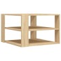 Mesa de centro madera de ingeniería roble Sonoma 59,5x59,5x40cm de , Mesas de centro - Ref: Foro24-834248, Precio: 41,68 €, D...