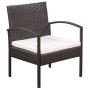 Set muebles de jardín 5 piezas y cojines ratán sintético marrón de , Conjuntos de jardín - Ref: Foro24-44184, Precio: 349,18 ...
