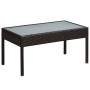 Set muebles de jardín 5 piezas y cojines ratán sintético marrón de , Conjuntos de jardín - Ref: Foro24-44184, Precio: 349,18 ...