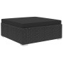 Set de muebles de jardín 4 pzas y cojines ratán sintético negro de , Conjuntos de jardín - Ref: Foro24-46780, Precio: 365,83 ...