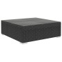 Set de muebles de jardín 4 pzas y cojines ratán sintético negro de , Conjuntos de jardín - Ref: Foro24-46780, Precio: 365,83 ...