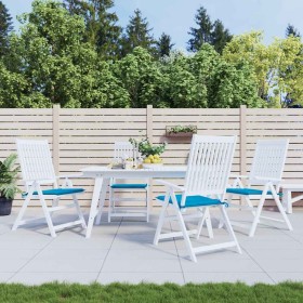 Cojines de silla de jardín 4 uds tela azul 40x40x3 cm de , Cojines para sillas y sofás - Ref: Foro24-47591, Precio: 25,91 €, ...