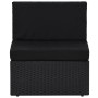 Juego de muebles de jardín 2 piezas ratán sintético negro de , Sofás modulares de exterior - Ref: Foro24-49502, Precio: 160,3...