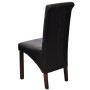 Sillas de comedor 6 uds cuero sintético marrón de , Sillas de comedor - Ref: Foro24-160320, Precio: 569,55 €, Descuento: %