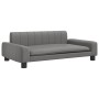 Cama para perros de cuero sintético gris 90x53x30 cm de , Camas para perros - Ref: Foro24-171855, Precio: 88,23 €, Descuento: %
