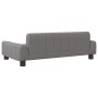 Cama para perros de cuero sintético gris 90x53x30 cm de , Camas para perros - Ref: Foro24-171855, Precio: 88,23 €, Descuento: %