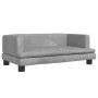Cama para perros de terciopelo gris claro 80x45x30 cm de , Camas para perros - Ref: Foro24-171895, Precio: 81,15 €, Descuento: %
