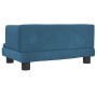 Cama para perros de terciopelo azul 60x40x30 cm de , Camas para perros - Ref: Foro24-171906, Precio: 59,01 €, Descuento: %