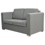 Sofá de 2 plazas de tela gris claro de , Sofás - Ref: Foro24-243580, Precio: 307,36 €, Descuento: %