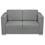 Sofá de 2 plazas de tela gris claro de , Sofás - Ref: Foro24-243580, Precio: 307,36 €, Descuento: %