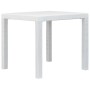 Mesa y sillas de jardín 5 piezas plástico blanco aspecto ratán de , Conjuntos de jardín - Ref: Foro24-276108, Precio: 530,43 ...