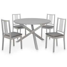 Juego de muebles de comedor 5 piezas MDF gris de , muebles para cocinas y comedores - Ref: Foro24-276404, Precio: 442,19 €, D...