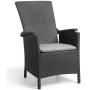 Keter Sillas de jardín reclinables Vermont 2 uds grafito de , Sillas de jardín - Ref: Foro24-276218, Precio: 211,52 €, Descue...