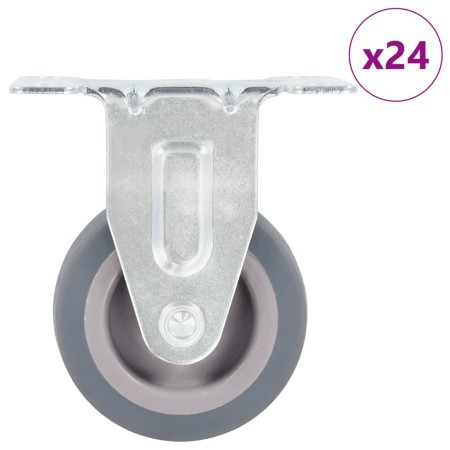 Ruedas fijas 24 unidades 50 mm de , Manipulación de materiales - Ref: Foro24-277814, Precio: 56,17 €, Descuento: %