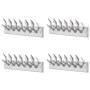 Percheros 4 unidades aluminio plateado de , Percheros para sombreros y abrigos - Ref: Foro24-278753, Precio: 140,90 €, Descue...